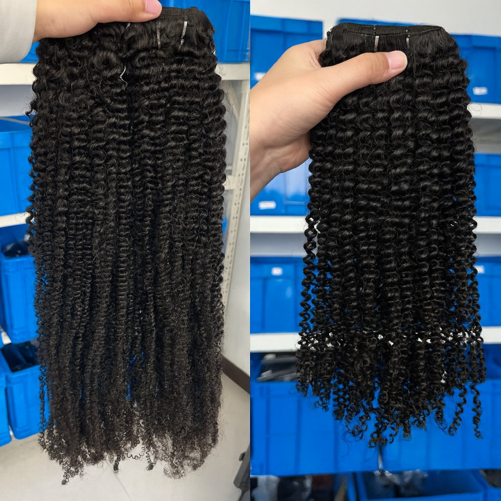 Afro Curl  13A - cheveux 100 % humains ( texture afro naturelle )