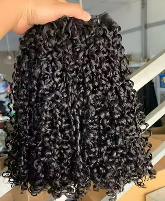 Curly Caipira 12A - cheveux 100% humains