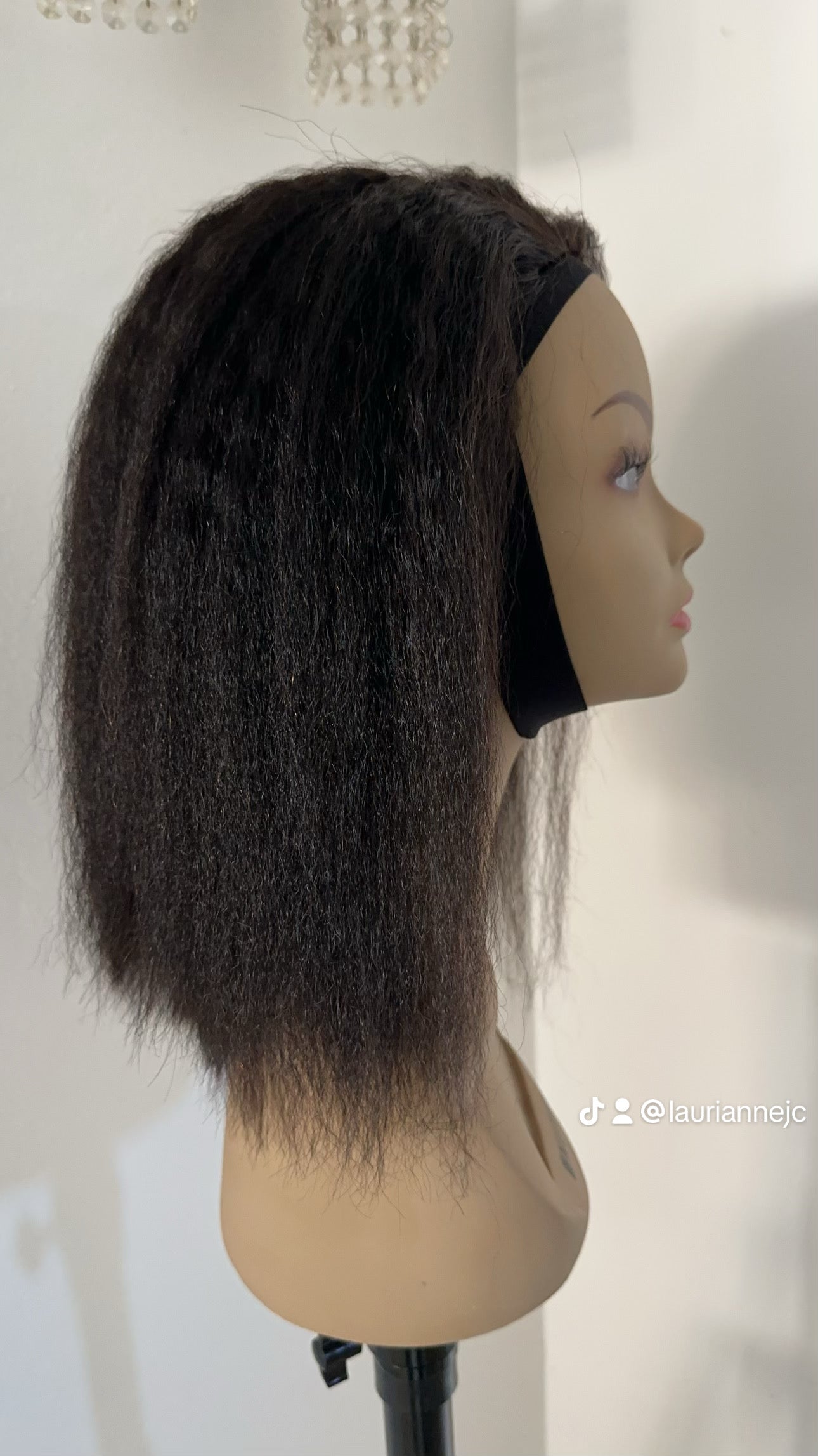 Demi-tête flip over Kinky Straight